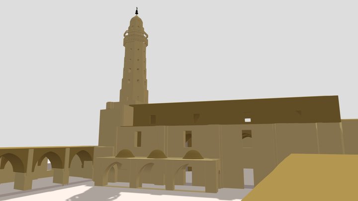 The Great Omari Mosque 3D Model