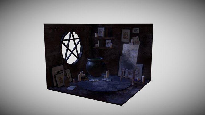 Abandoned Witch's Lab 3D Model