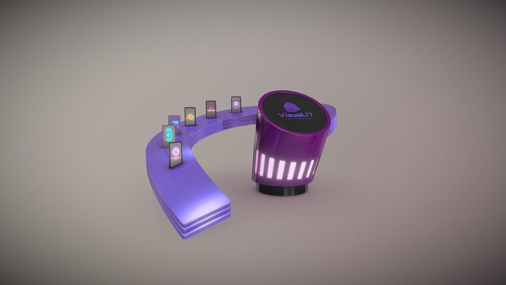 Video Booth 3D Model