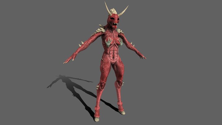Galactic Creature 02.5 3D Model