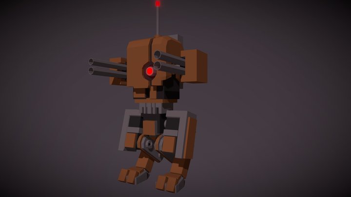 Mech Walker 3D Model