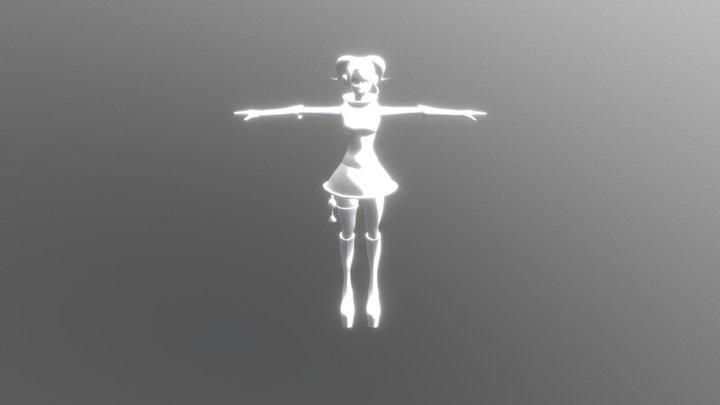 Booty Hip Hop Dance 3D Model