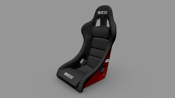 Sparco-Rev Racing Seat 3D Model