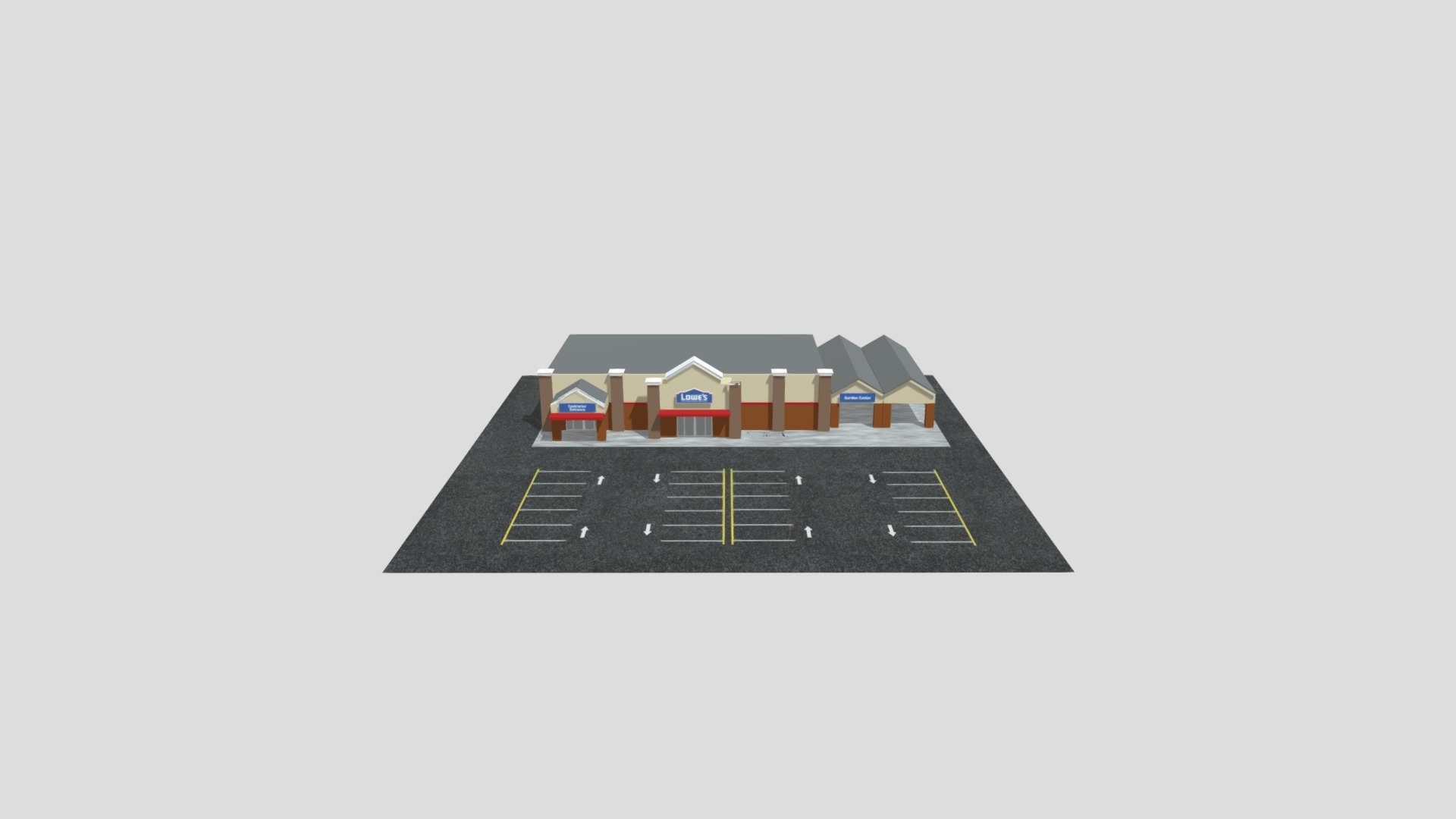 203 Oregon Lowes Store 3D model by designpartners [5728544] Sketchfab
