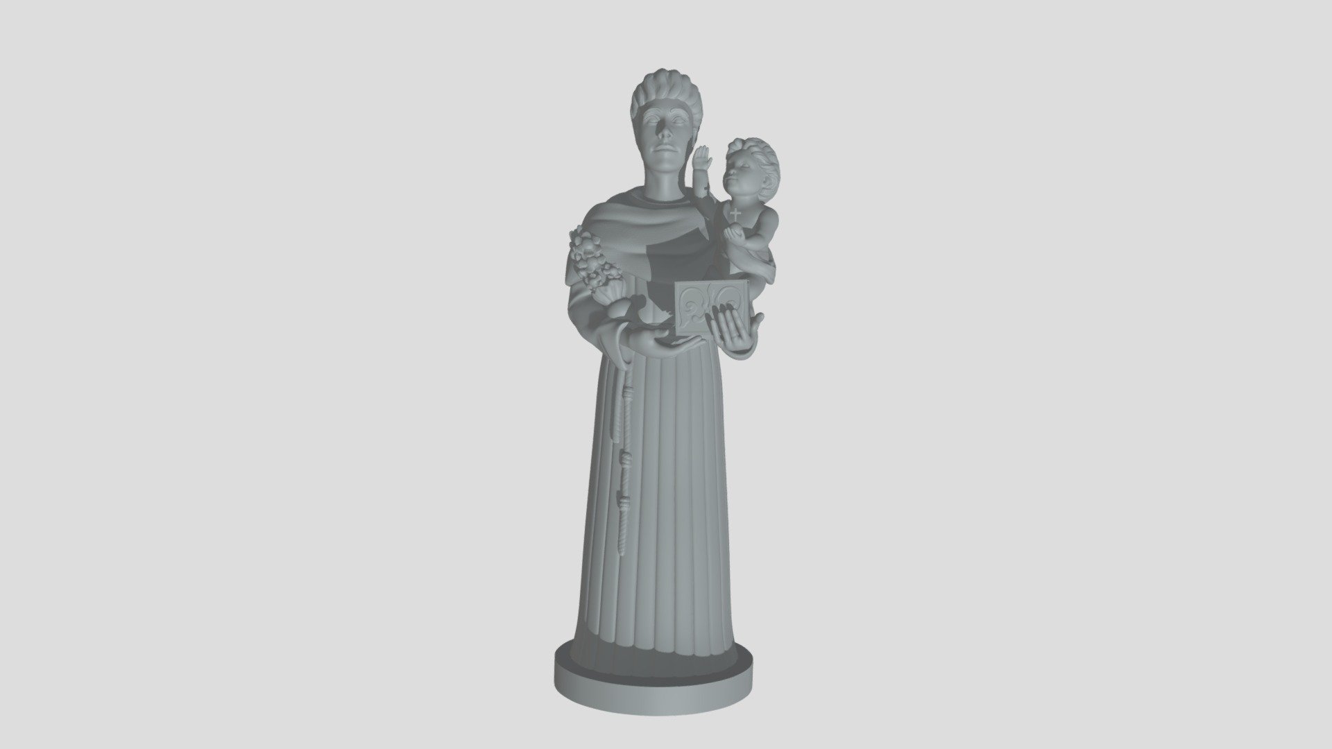 Sant'Antonio da Padova — Sketchfab embed 3D viewer