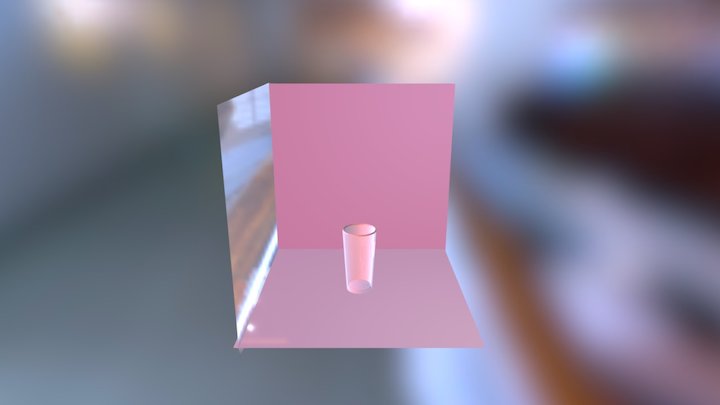 Amstel Beer glass 3D Model