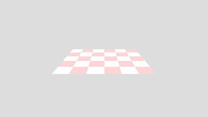 simple picnic blanket 3D Model