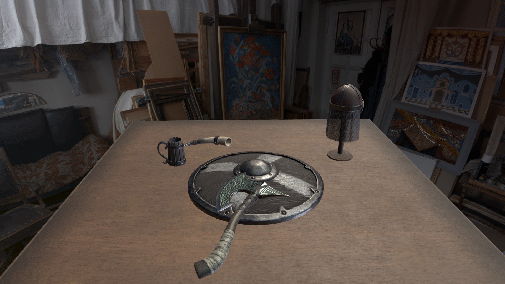 Viking Props — Sketchfab embed 3D viewer