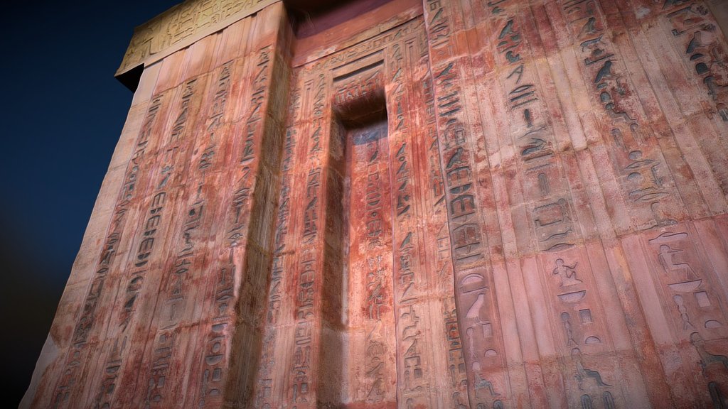 Limestone false-door & architrave of Ptahshepses