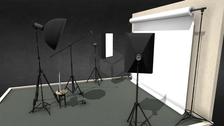 Infinite White setup 3D Model