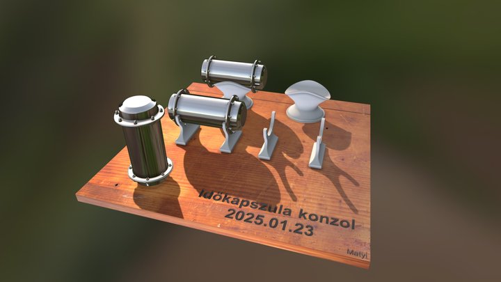 időkapszula 3D Model