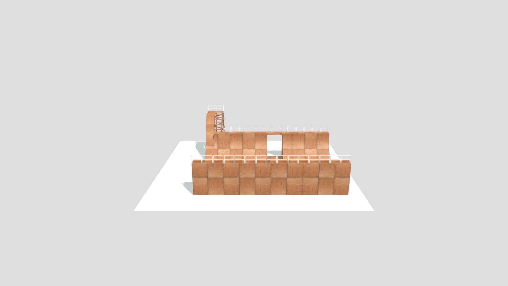 Half pipe w texture