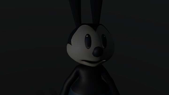 Castle of illusion:oswald with arms 3D Model