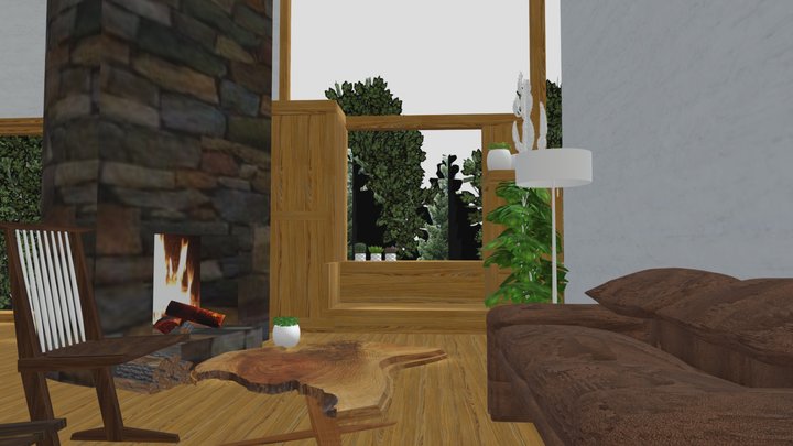 Fisher-House-Louis-Kahn 3D Model