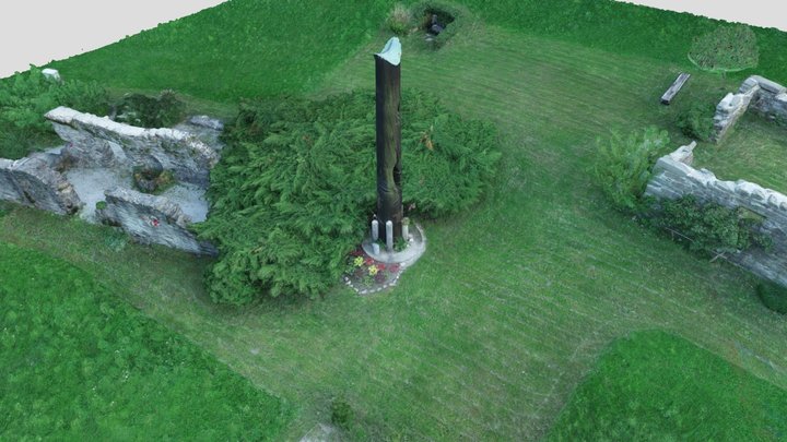 Spomenik žrtvam v Orehovici 3D Model