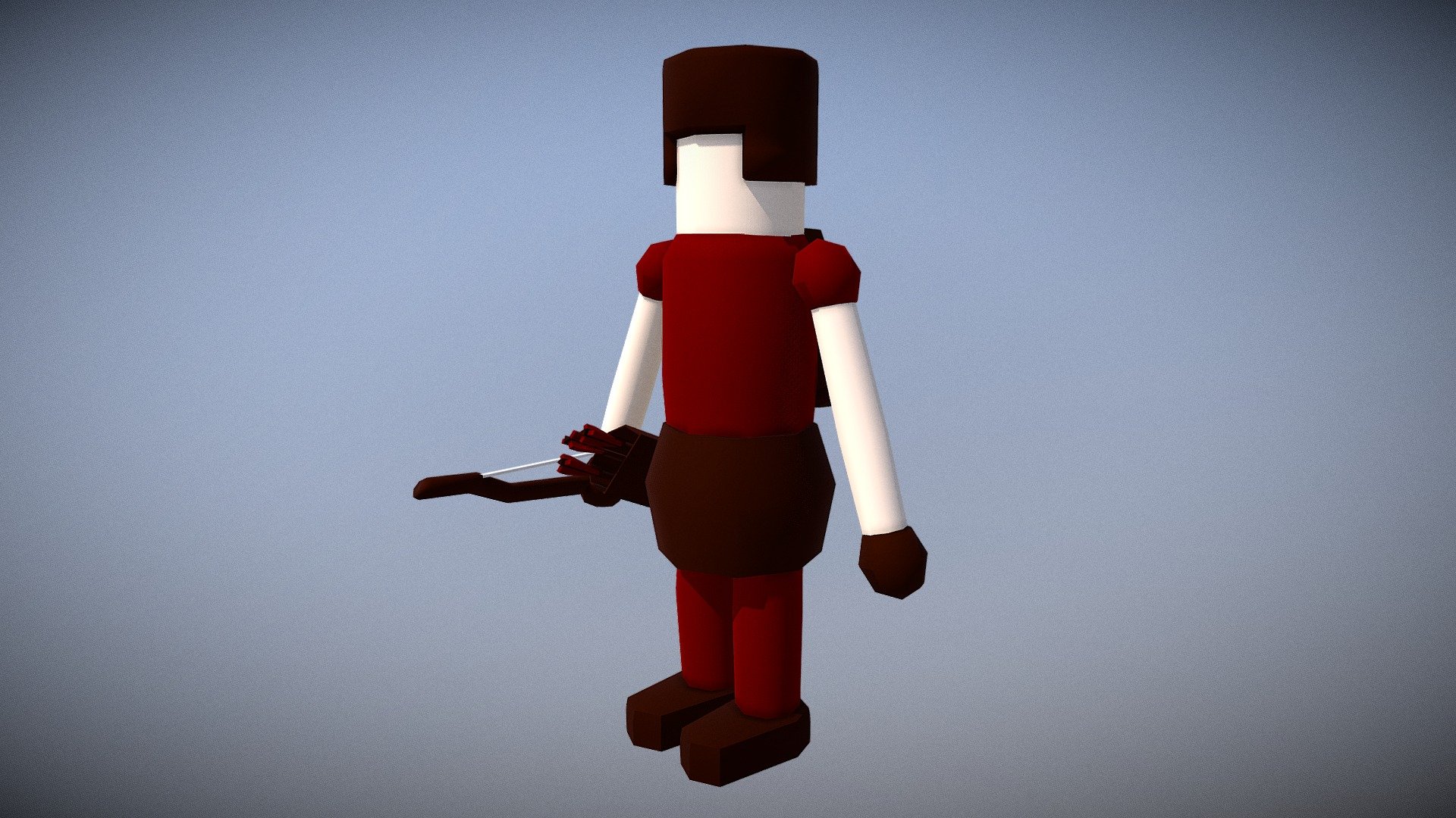 Low Poly Archer (Rigged)