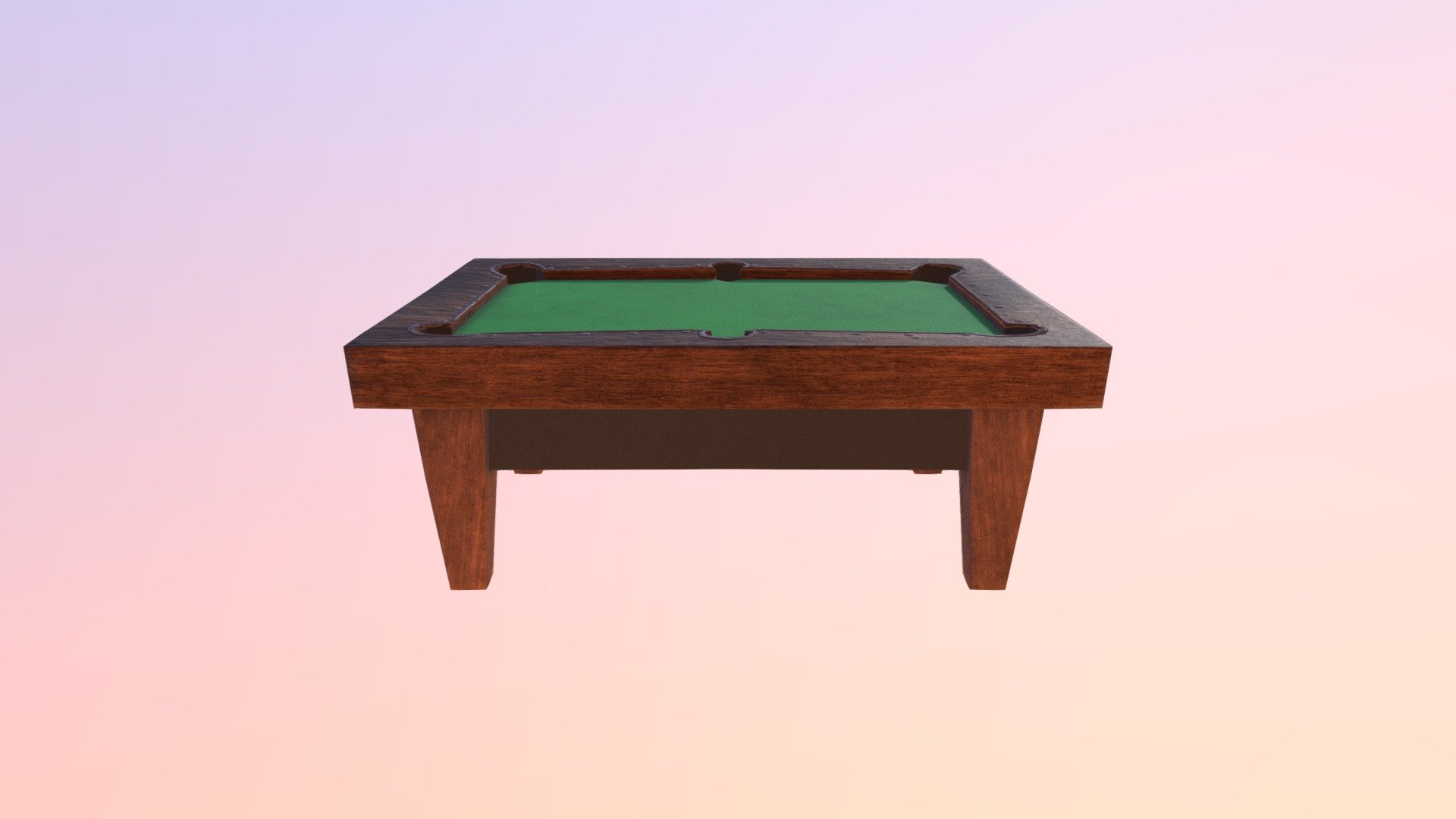 Pool Table - 3D model by NovaAndersson [572c62a] - Sketchfab