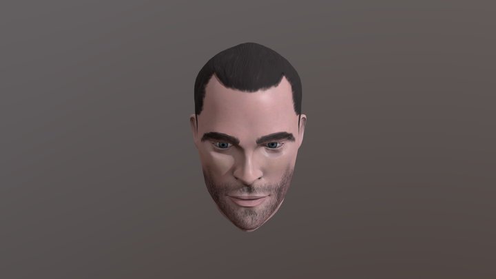 Chris Pine Likeness Sculpt 3D Model