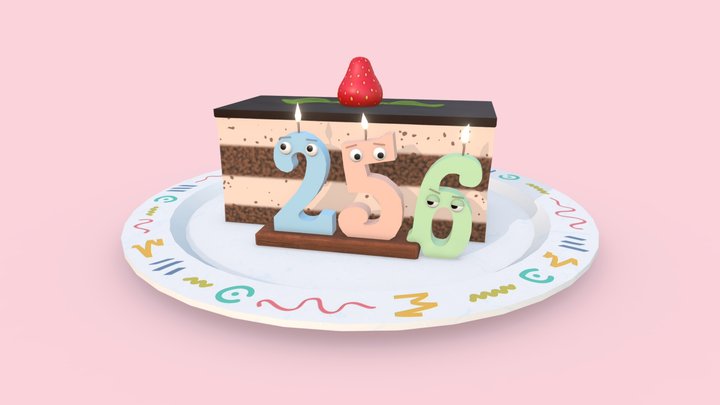 Happy birthday Юлия! 3D Model