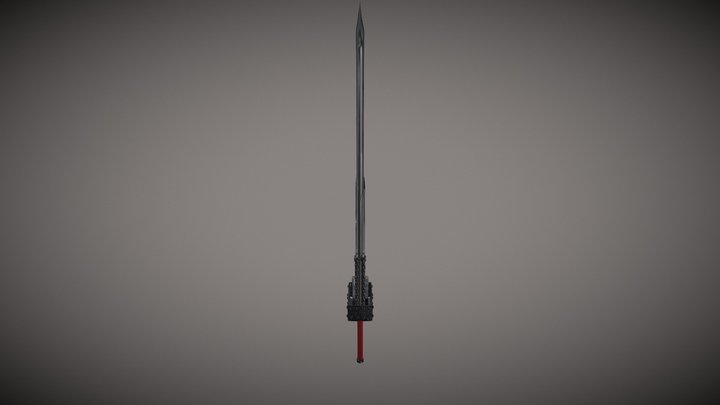 Fusion sword animated 3D Model