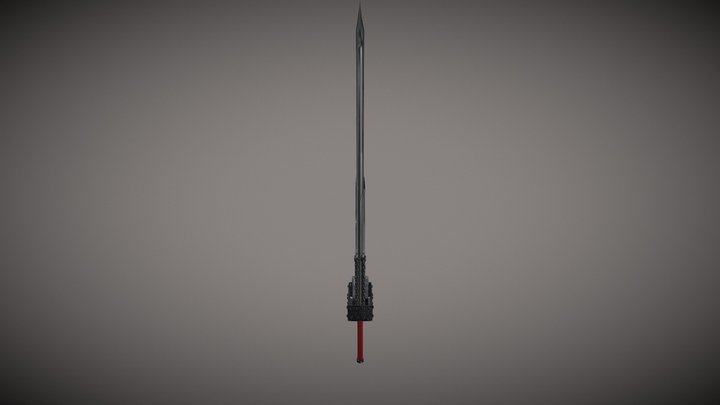 Fusion sword animated 3D Model