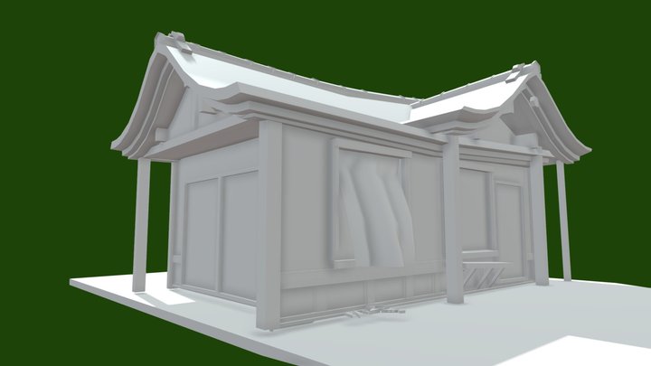 Japanese House Model 3D Model