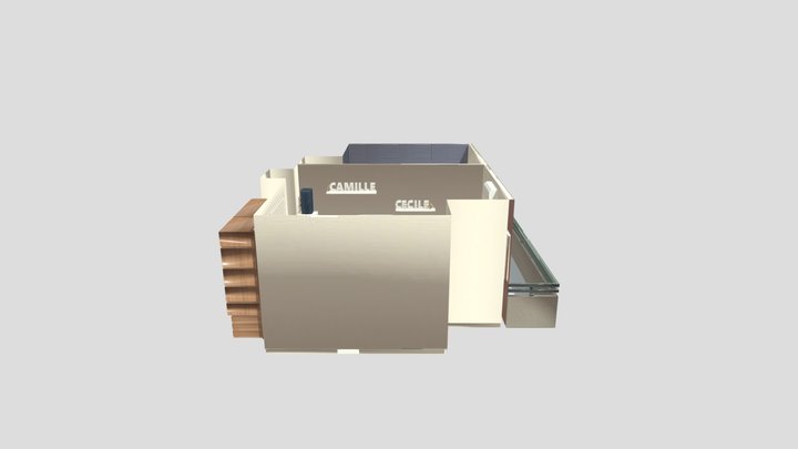 Mini floor plan 3D Model