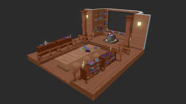 Magic Diorama 3D Model