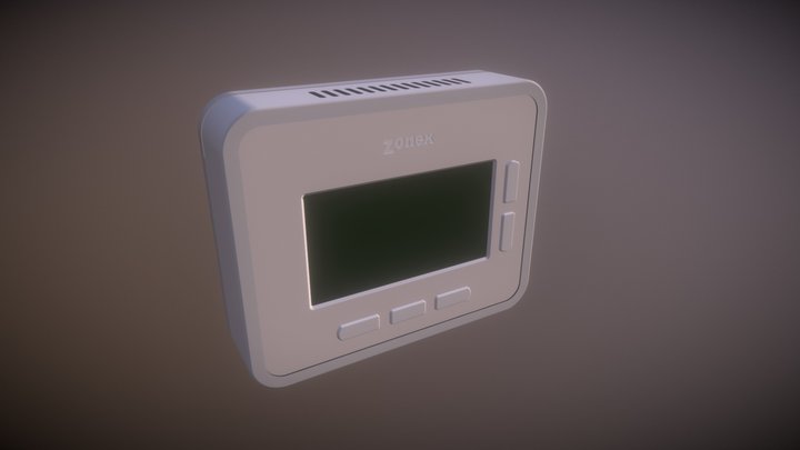 Zonex: Industrial Thermostat 3D Model