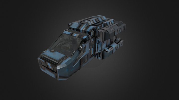 Alien Shuttle/Lander 3D Model