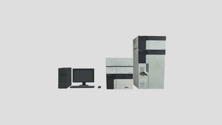 HPLC Lab Kimia 1 3D Model