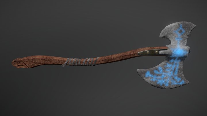 Leviathan Axe 3D Model