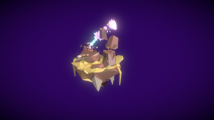 Diorama - SON GOKU VS VEGETA 🐉 3D Model