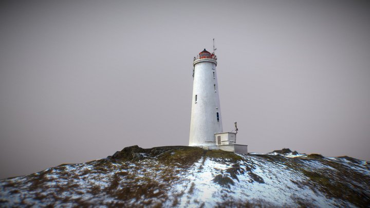 Reykjanes Lighthouse 3D Model