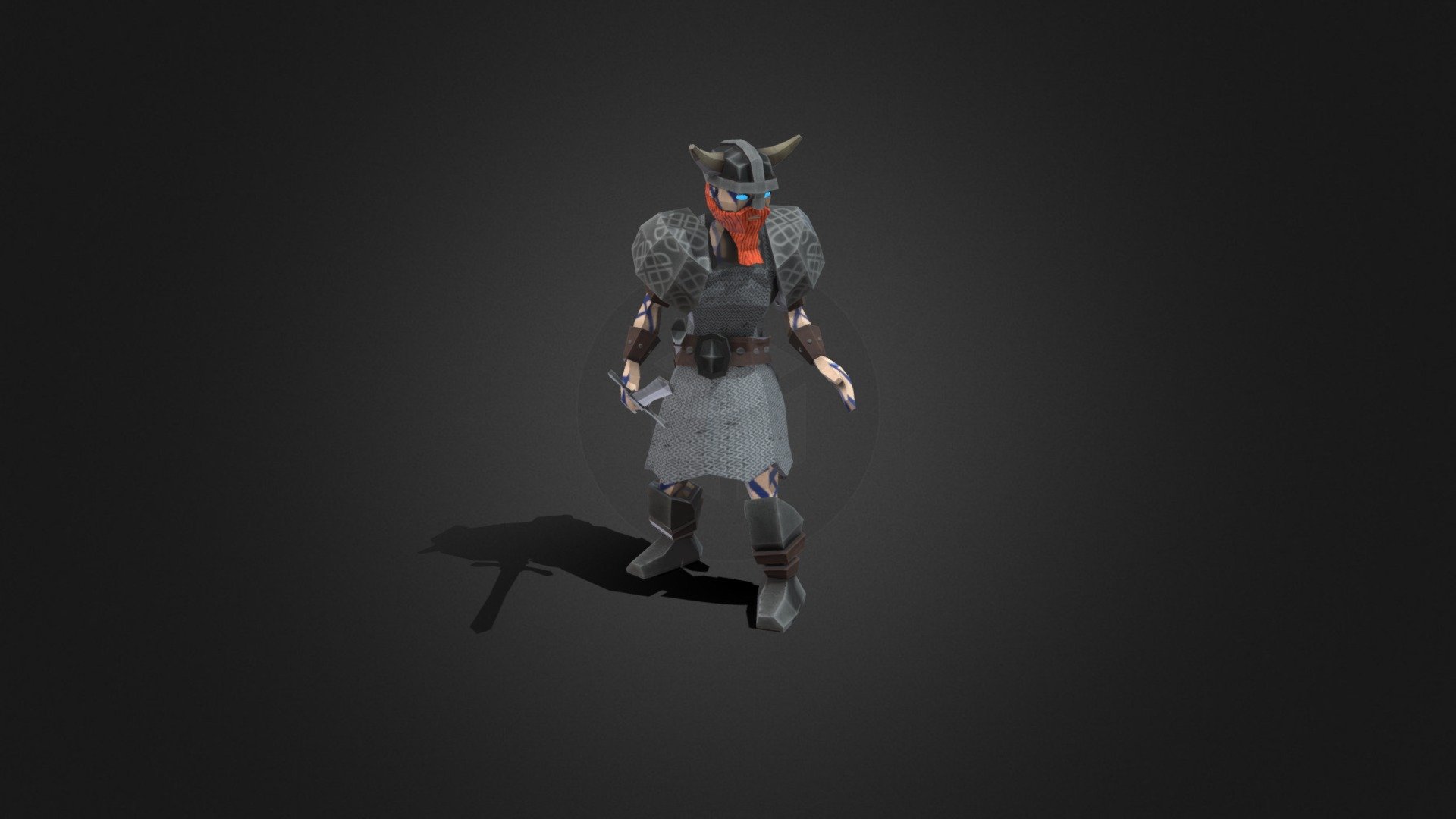 Viking (lowpoly) - Download Free 3D model by SlagPerch 3D (@slagperch3d ...