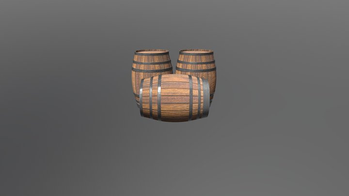 Barrels 3D Model