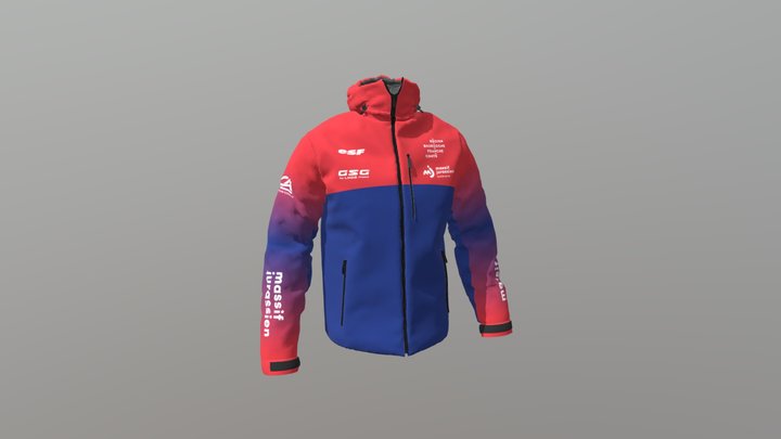 SKI JACKET 3D Model