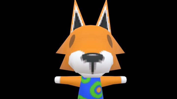 Jacob - Animal Crossing Form 3D Model