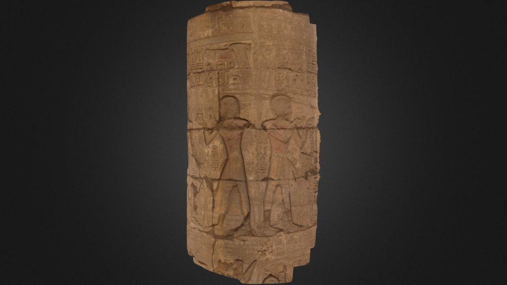 Column relief from the Karnak Hypostyle Hall
