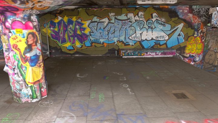 Southbank skatepark September 3, 2023 3D Model