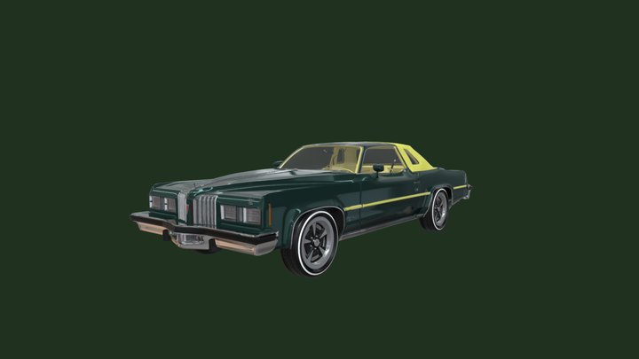 1977 Pontiac Grand Prix SJ 3D Model