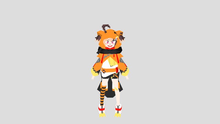 Gigi Murin - Low Poly Model 3D Model