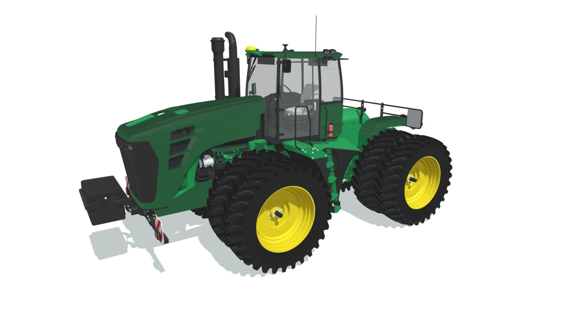 Articulated Tractor Buy Royalty Free 3D model by 3DHorse [57399e4