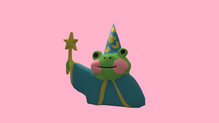 Weird And Offputting Frog 3D Model