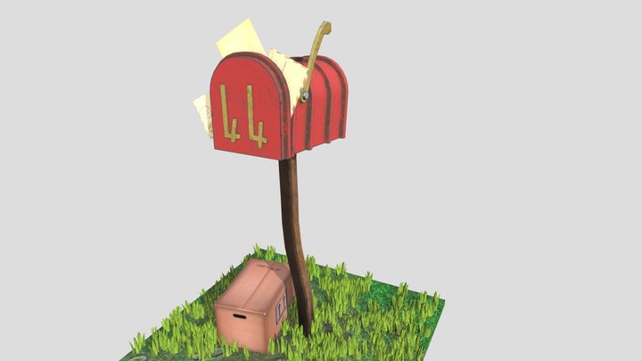 CGI Ass1 Letterbox 3D Model