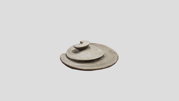 SPIRAL CERAMIG SULPTURE FOUNTAIN 3D Model