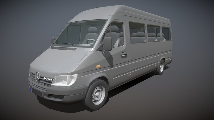 Mercedes-benz sprinter 3D Model