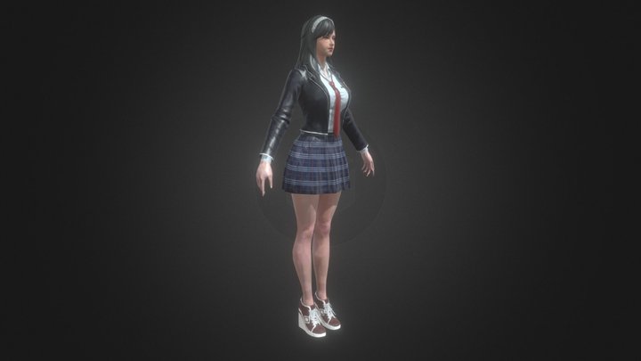 Darkness Rises - Witch (School Armor) 3D Model