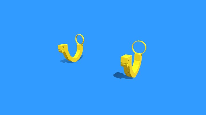 Boa hancock earrings 3D Model
