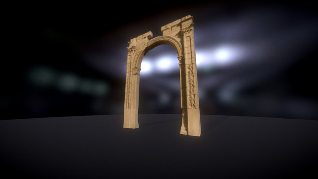 Palmyra's Arch of Triumph, Trafalgar Sq, London – Free 3D Model STL